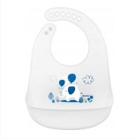 Нагрудничек Akuku силиконовый слон Фото