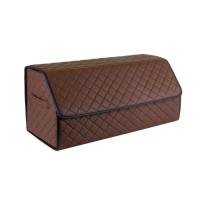 Сумка-органайзер EVAtech ECO L 30x30x65 см коричневая с коричневой нитью Фото