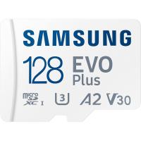 Карта пам'яті Samsung microSDXC 128GB C10 UHS-I R130MB/s Evo Plus + SD Фото