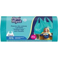 Пакеты для мусора Pani Blysk С ручками 35 л 30 шт. Фото