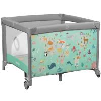 Детский манеж Lionelo Mille Grey Green Фото