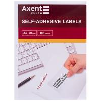 Етикетка самоклеюча Axent 105x148,5 (4 на листі) с/кл (100 листів) Фото