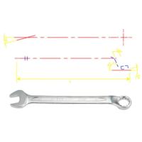 Ключ KING TONY рожково-накидной 45 градусов 8 мм Фото