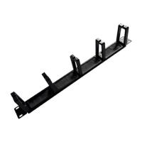 Кабельный организатор Voltronic 19" 1U 5 кілець, корпус метал+пластик Фото