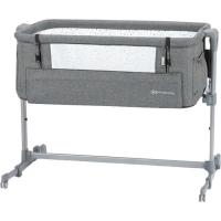 Кроватка Kinderkraft Приставне ліжечко-люлька Neste Up 2 Light Grey Фото