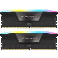 Модуль пам'яті для комп'ютера Corsair DDR5 32GB (2x16GB) 5600 MHz Vengeance RGB Black Фото