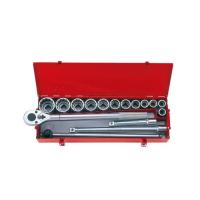 Набор инструментов KING TONY 3/4", 7/8"- 2", 16 шт. 12-гранных, с принадлежност Фото