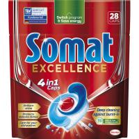Таблетки для посудомийних машин Somat Excellence 28 шт. Фото