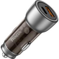 Зарядное устройство HOCO NZ8 USB-A/Type-C Brown Фото