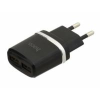 Зарядний пристрій HOCO C12 Smart dual USB charger Black Фото