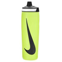 Пляшка для води Nike Refuel Bottle 24 OZ лимонний, чорний 709 мл N.100. Фото