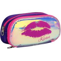 Пенал Cool For School 2 отделения неоновый с помпоном Красный Фото