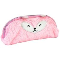 Пенал Cool For School плюшевый 1 отделение розовый Фото