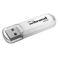 USB флеш накопитель Wibrand 64GB Marten White USB 3.2 Gen 1 (USB 3.0) Фото