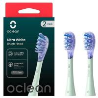 Насадка для зубної щітки Oclean UW01 G02 Ultra White Brush Head Green (2 шт) Фото