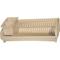 Сушилка для посуды Ламела 47,5 х 22 х 20 см бежева Фото