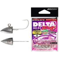 Джиг-головка Decoy SV-51 Delta Magic 4 1.8g (5шт/уп) Фото