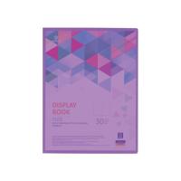 Папка с файлами Optima А4 с 30 файлами "FLEX", фиолетовая Фото