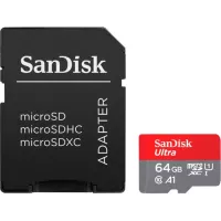 Карта памяти SanDisk 64GB microSD Class 10 A1 R-140 Фото