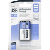 Аккумулятор ColorWay Крона USB-С 390 mAh 9V (Li-Polymer) Фото