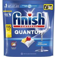 Таблетки для посудомийних машин Finish Quantum All in 1 Лимон 115 шт. Фото