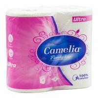 Бумажные полотенца Camelia Ultra Белые 2 слоя 2 рулона Фото