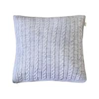 Наволочка Прованс декоративная вязаная SOFT Серый 45х45 Фото
