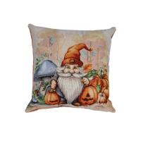 Наволочка Прованс гобеленовая декоративная арбузные гномы с грибом 4 Фото