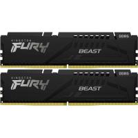 Модуль памяти для компьютера Kingston Fury (ex.HyperX) DDR5 32GB (2x16GB) 6000 MHz Fury Beast Black Фото