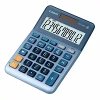 Калькулятор Casio MS-120EM-W-EP, голубой Фото