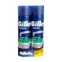 Гель для гоління Gillette Series Soothing для чутливої шкіри з алое вера 200 Фото