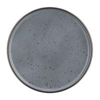 Тарелка Ardesto Fasano, 26см, кераміка, сірий темний Фото