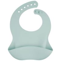 Нагрудничек Canpol babies силиконовый с карманом, зеленый Фото