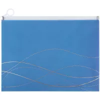 Папка на блискавці Axent zip-lock А4 Waves-2 Фото