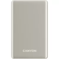 Батарея універсальна Canyon 5000mAh OnPower 505 slim Magsafe PD/20W Beige Фото