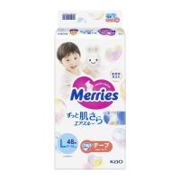 Подгузники Merries розмір L (9-14 кг) 48 шт Фото