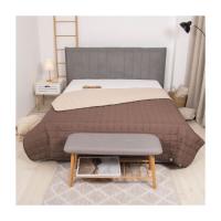 Покрывало Viluta стеганное двустороннее Дуэт Шоколадно-ванильный 21 Фото