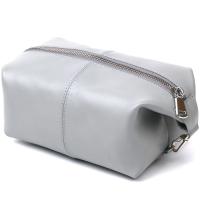 Косметичка Shvigel Кожаная Серая Фото