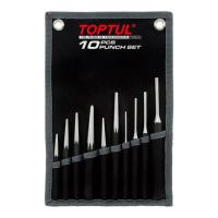 Набор инструментов Toptul выколоток и кернов, 10шт., чехол Фото
