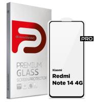 Стекло защитное Armorstandart Pro Xiaomi Redmi Note 14 4G Black Фото
