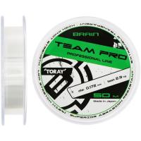 Волосінь Brain Team Pro 50m (clear) 0.172mm 2.9kg Фото