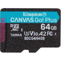 Карта памяти Kingston 64GB microSDXC сlass 10 UHS-I U3 V30 A2 Canvas Go Фото