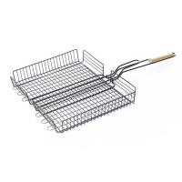 Решётка для гриля СИЛА з високим бортом 69x43x34,5x6,5см Фото