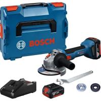 Шлифовальная машина Bosch GWS 18V-8 125мм, 18В, 2x5Ah, 0-11000об/мин, 1.7кг, Фото