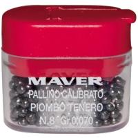 Грузило Maver набір Pallini Supercalibrati Teneri 7 (0.095g) Фото