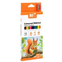 Карандаши цветные Yes Orange Line 12 кольорів з точилкою Фото