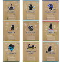 Зошит Yes набір учнівських Black cat набір 9 видів Фото