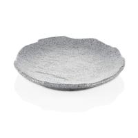 Блюдо Kulsan меламінове кругле сірий граніт d-28 см, h-3,5 см Фото