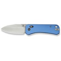 Нож Weknife Banter 2, Blue Aluminum, Satin Фото