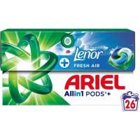 Капсулы для стирки Ariel Pods+ All-in-1 Touch of Lenor Прикосновение свежег Фото